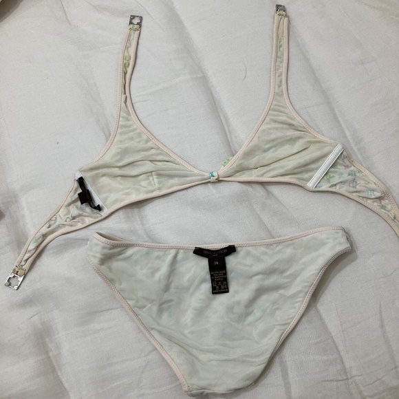 LOUIS VUITTON X Takashi Murakami Vintage LV Logo Monogram Multicolor Bikini Swim - Picture 10 of 13